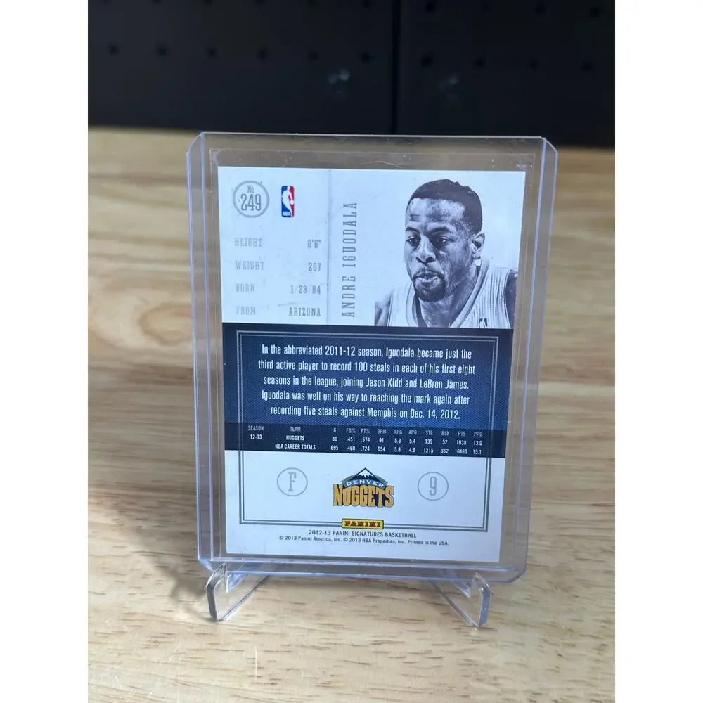 2012-13 Panini Signatures Andre Iguodala Chase Stars #/25 Nuggets